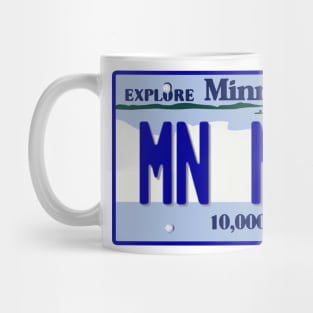 Minnesota Nice License Plate Mug